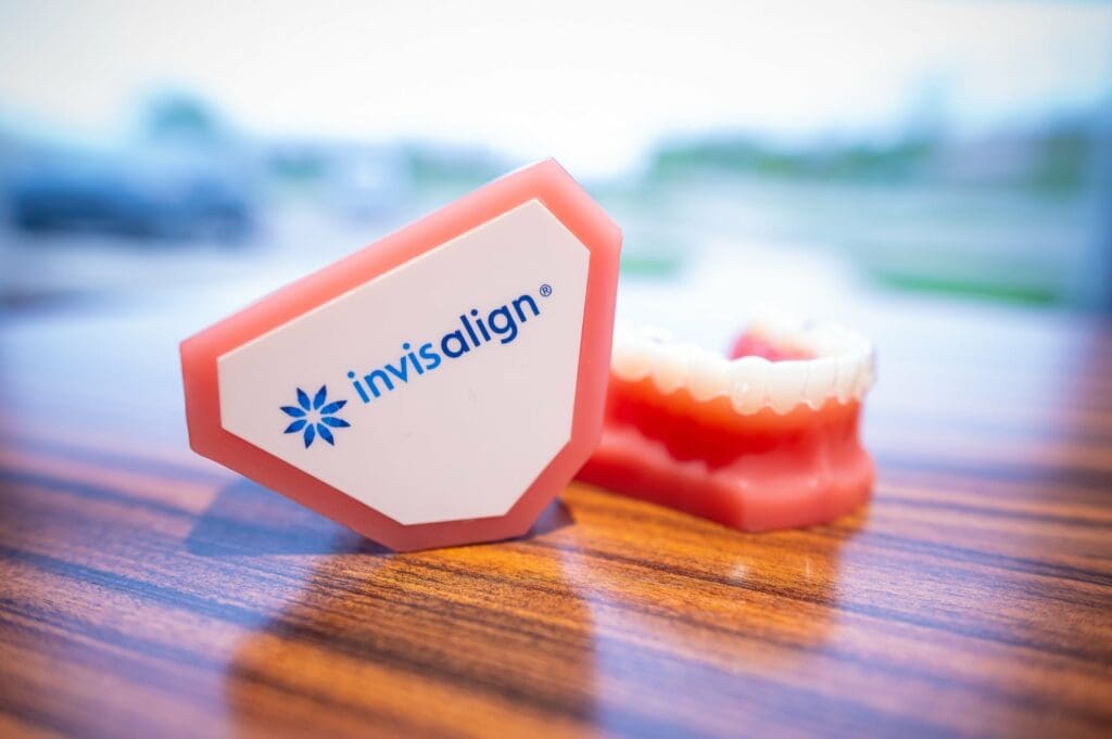 Typodont with Invisalign- Align Orthodontics