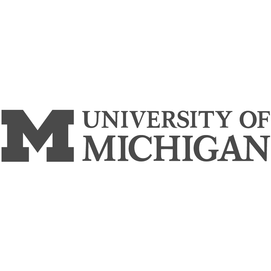University of Michigan grey logo